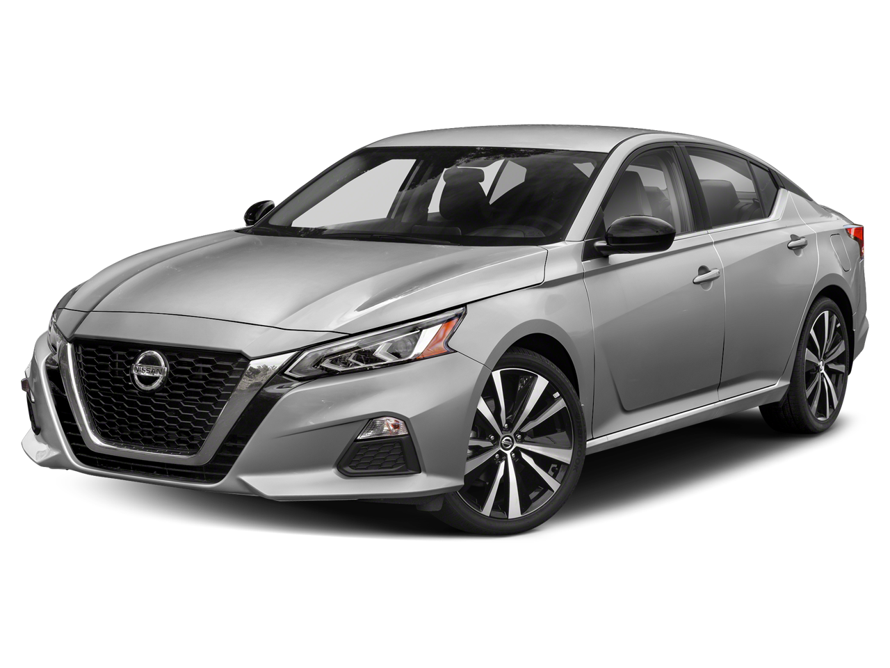 2021 Nissan Altima 2.5 SR in Brilliant Silver Metallic — front three-quarter view