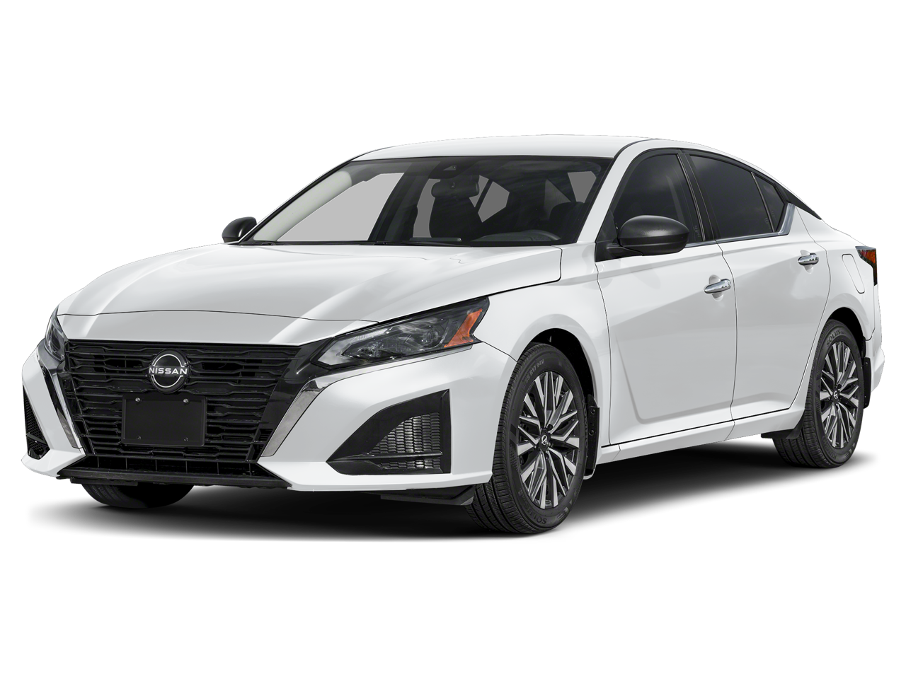 2025 Nissan Altima SV FWD in Glacier White — front three-quarter view