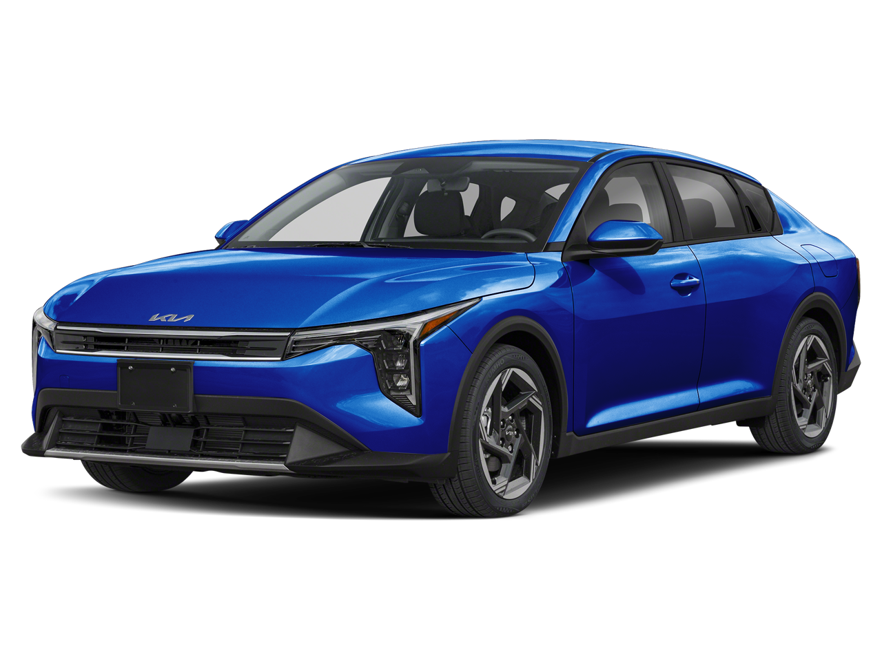 2026 Kia K4 EX in Snow White Pearl — front three-quarter view