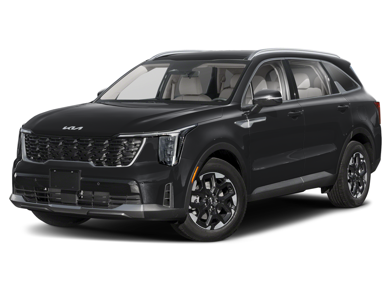 2026 Kia Sorento S in Midnight Lake Blue — front three-quarter view