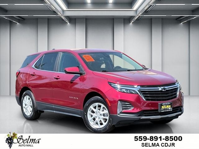 2023 Chevrolet Equinox FWD LT in Radiant Red — front three-quarter view