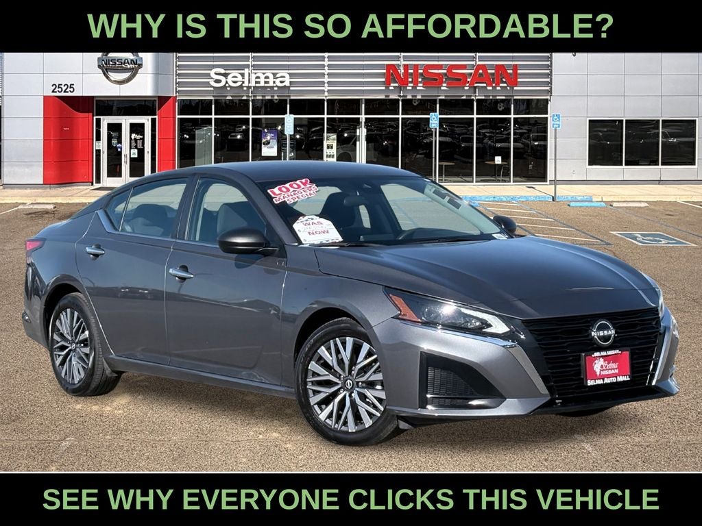 2025 Nissan Altima 2.5 SV in Gun Metallic — front three-quarter view